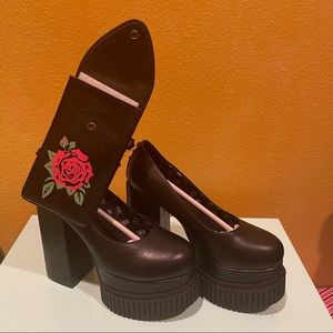 Lamoda PETAL PICKIN' PLATFORM HEELS